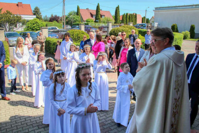 Uroczystość I Komunii Świętej w naszej parafii 21.05.2023r.