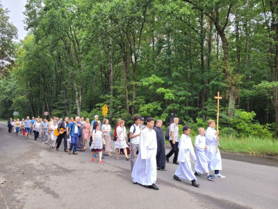 Jubileuszowa X pielgrzymka do Nikielkowa z okazji odpustu ku czci Najświętszej Maryi Panny Częstochowskiej.