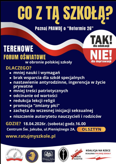 Co z tą szkołą? Poznaj prawdę o "Reformie 2026"